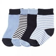 thumbnail image 1 of Luvable Friends Baby Boy Socks Set, Dark Blue, 0-6 Months, 1 of 2