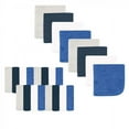 thumbnail image 1 of Luvable Friends Baby Boy Super Soft Bundle Washcloths, Bright Blue, One Size, 1 of 2