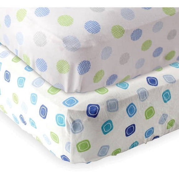 Luvable Friends Baby Boys' Fitted Crib S