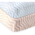 thumbnail image 1 of Luvable Friends 100% Combed Cotton Fitted Crib Sheet Set, Standard – Extra Soft, 2-Piece, 1 of 1