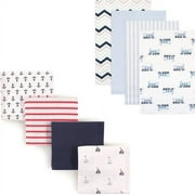 Luvable Friends Baby Boys' Flannel Receiving Blanket, 8-Pack, Choose Your Color