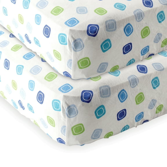 Luvable Friends Baby Boys' and Girls' Fitted Crib Sheet and Fitted Pack N Play Crib Sheet, Choose Your Color