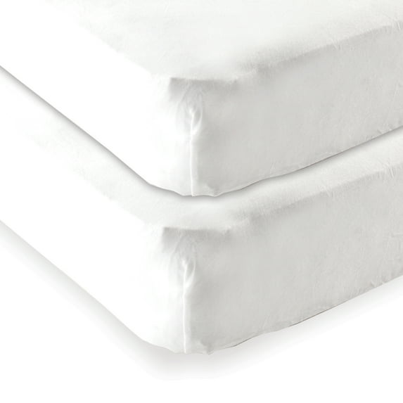 Luvable Friends Baby Boys' and Girls' Fitted Crib Sheet and Fitted Pack N Play Crib Sheet, Choose Your Color