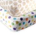 thumbnail image 1 of Luvable Friends Baby Fitted Crib Sheet, 2-Pack, Choose Your Color, 1 of 1