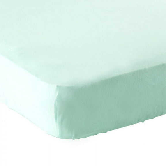 Luvable Friends Baby Fitted Crib Sheet, Mint Solid, One Size