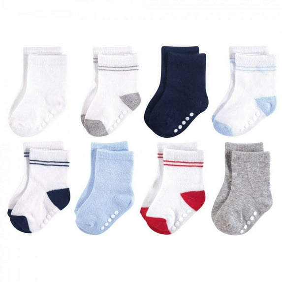 Luvable Friends Baby Girl Fun Essential Socks, Athletic, 6-12 Months