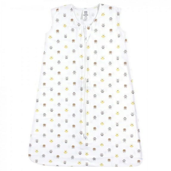 Luvable Friends Baby Sleeveless Jersey Cotton Sleeping Bag, Sack, Blanket, Owls Jersey, 0-6 Months