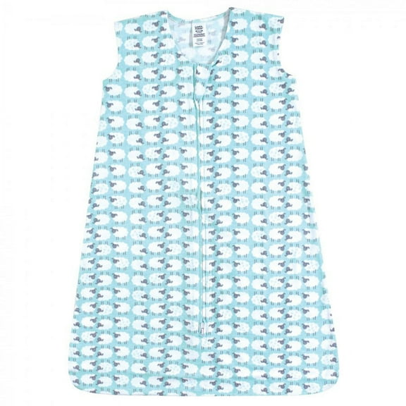 Luvable Friends Baby Sleeveless Jersey Cotton Sleeping Bag, Sack, Blanket, Sheep Jersey, 12-18 Months