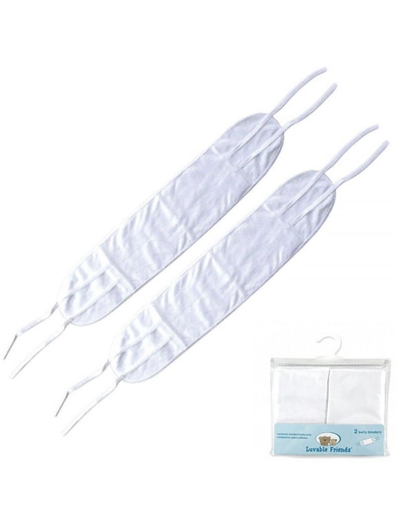 Baby Unisex Belly Binder, White, 0-6 Months