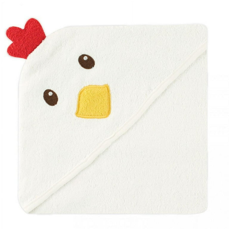 Luvable friends animal face hooded towel sales