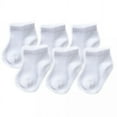 thumbnail image 1 of Luvable Friends Baby Unisex Newborn and Baby Socks Set, White, 6-12 Months, 1 of 2