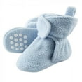 thumbnail image 1 of Luvable Friends Baby and Toddler Boy Cozy Fleece Booties, Light Blue, 4 Toddler, 1 of 1