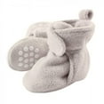 thumbnail image 1 of Luvable Friends Baby and Toddler Cozy Fleece Booties, Gray, 4 Toddler, 1 of 10
