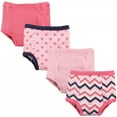 thumbnail image 1 of Luvable Friends Baby and Toddler Girl Cotton Training Pants, Chevron, 3 Toddler, 1 of 4