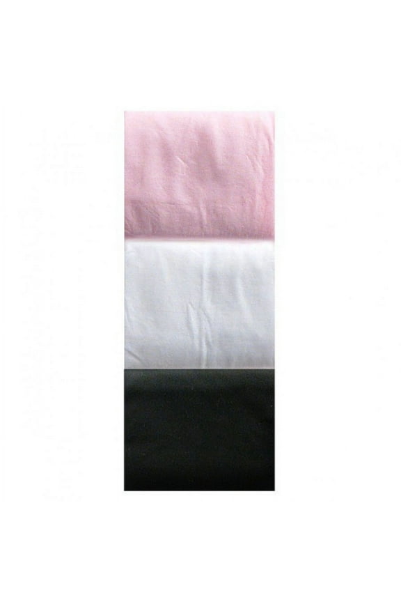 Baby and Toddler Girl Nylon Tights, Black Pink, 18-24 Months