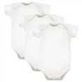 thumbnail image 1 of Luvable Friends Cotton Bodysuits 3pk, White, 12-18 Months, 1 of 1