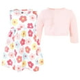 thumbnail image 1 of Luvable Friends Hudson Baby Dress and Blouse 2pc, Blossom Pink Flower, 2T, 1 of 1