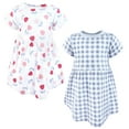 thumbnail image 1 of Luvable Friends Hudson Baby Dresses 2pk, Blossom Tulip Set, 3T, 1 of 1