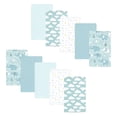 thumbnail image 1 of Luvable Friends Hudson Baby Flannel Burp Cloths 10pk, Blue Elephant Journey, 1 of 1