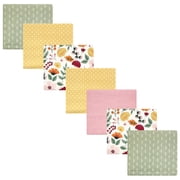 Luvable Friends Hudson Baby Cotton Poly Flannel Receiving Blankets 7pk, Autumn Floral, One Size