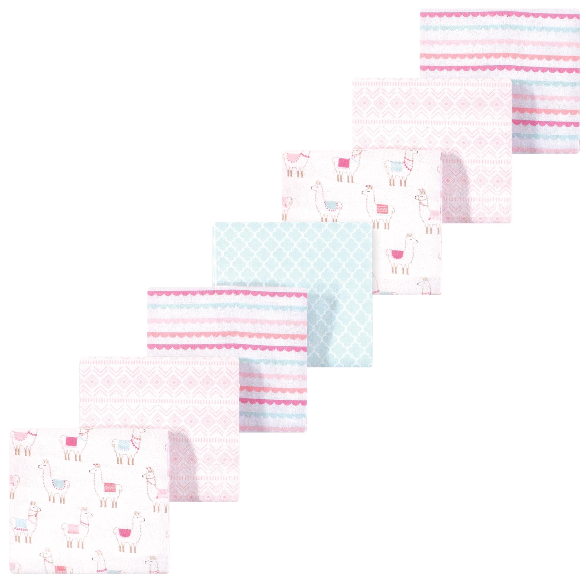 Luvable Friends Hudson Baby Flannel Receiving Blankets 7pk, Sweet Llama