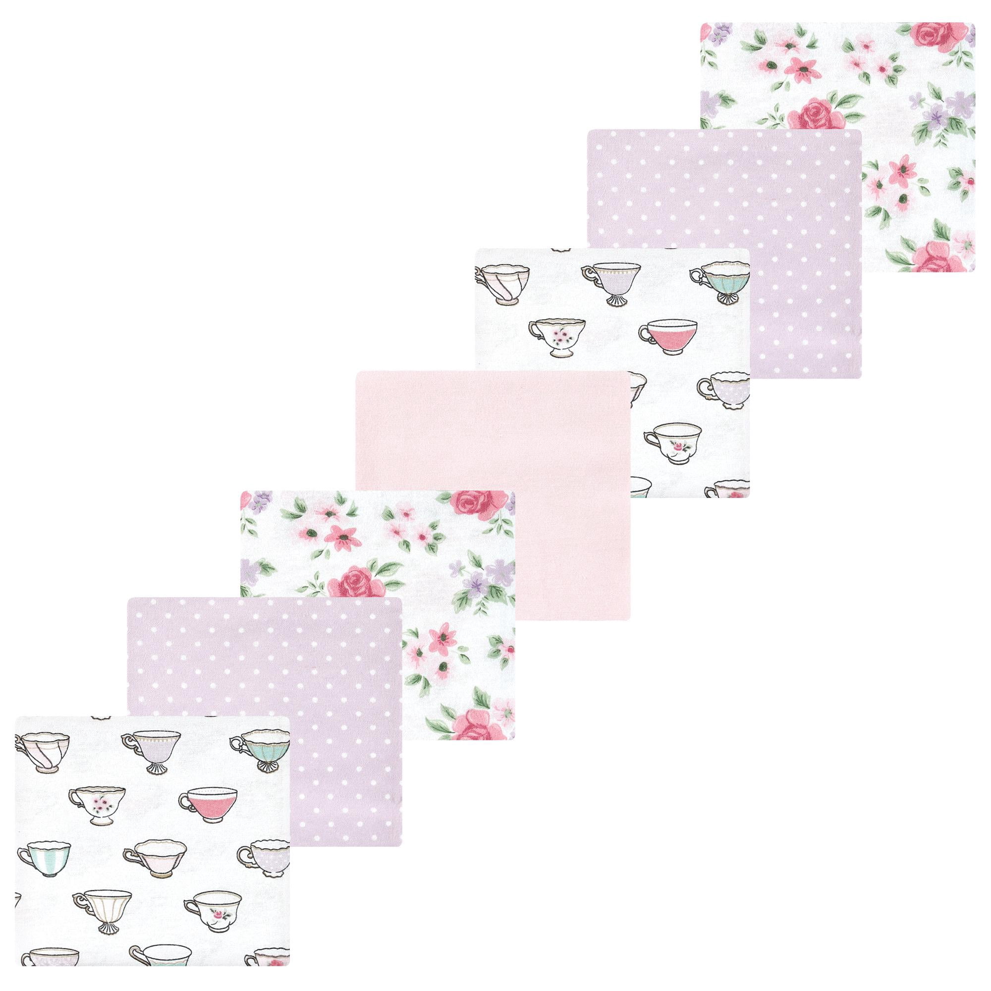 Luvable Friends Hudson Baby Flannel Receiving Blankets 7pk, Tea