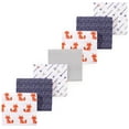 thumbnail image 1 of Luvable Friends Hudson Baby Flannel Receiving Blankets 7pk, Woodland Foxes, 1 of 1