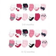 thumbnail image 1 of Luvable Friends Infant Girl Grow with Me Cotton Terry Socks, Navy Mary Janes, 0-6 and 6-12 Months, 1 of 1