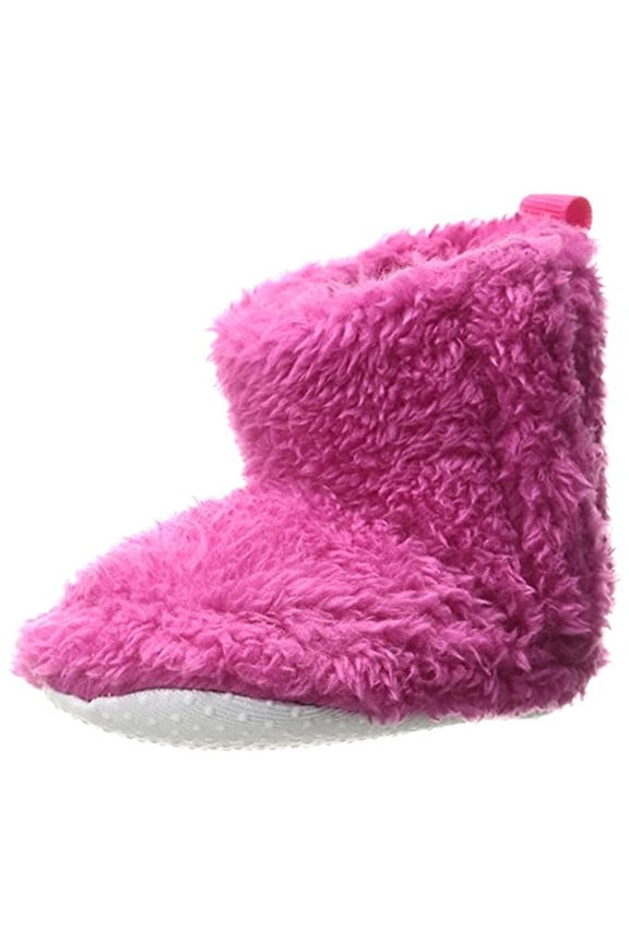 Infant Sherpa Booties Pink L