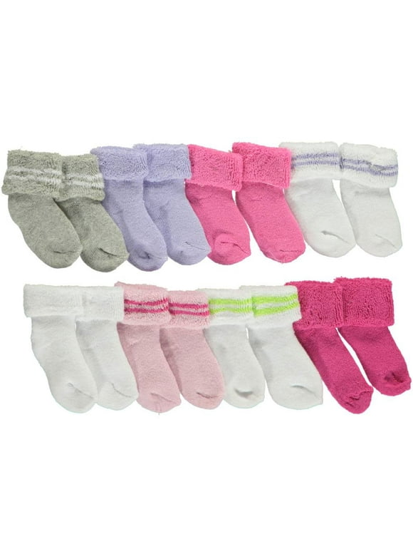 Luvable Friends Neutral Socks, 8-Pack (Baby Boys or Baby Girls, Unisex)