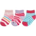 thumbnail image 1 of Luvable Friends Newborn Baby Boys' and Girls' Novelty Print No Show Socks 3-Pack, Choose Your Color & Size, 1 of 1