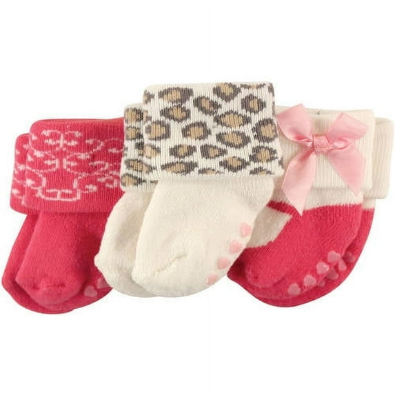 Luvable Friends Newborn Baby Girls Terry