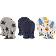 Luvable Friends Newborn Durable Scratch Mittens, 3 Pack