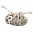 thumbnail image 1 of Luvable Friends Pet Squeaky Plush Dog Toy with Rope, Sloth, One Size, 1 of 2