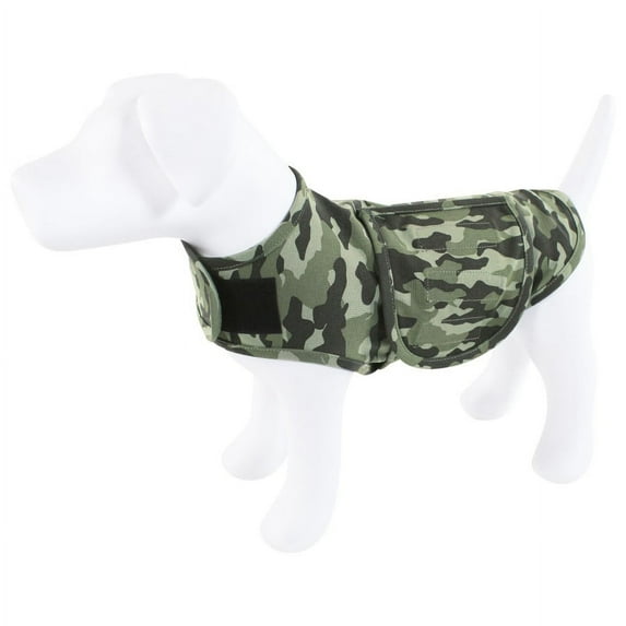 Luvable Friends Pet Thunder Anxiety Jacket, Camo, Small