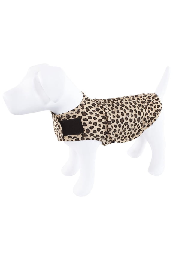 Pet Thunder Anxiety Jacket, Leopard, Medium