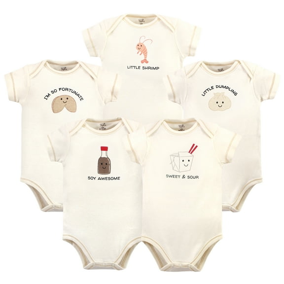 Luvable Friends Touched by Nature Bodysuits 5pk, Cookies, 9-12M