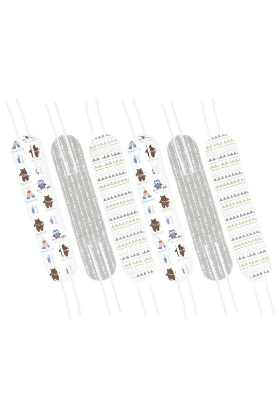 Unisex Baby Belly Binder 6pk, Be Brave, 0-6 Months