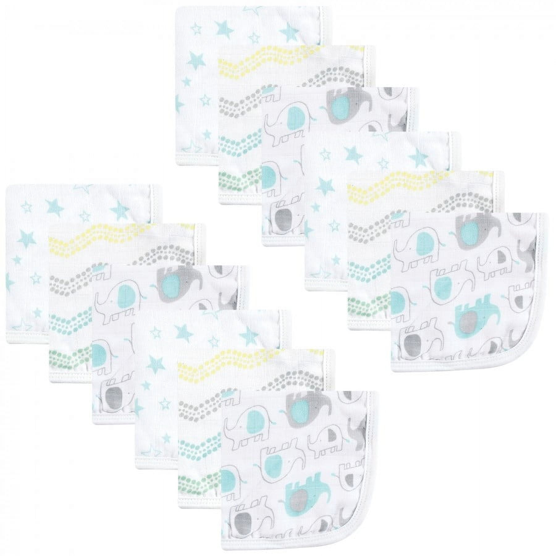 Rene Rofe Baby 12-Pack Elephant Terry Washcloths