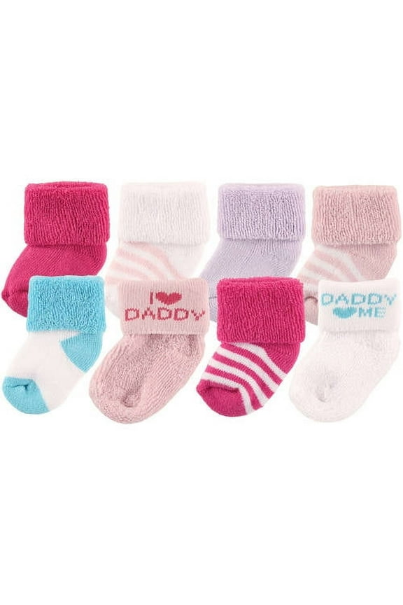 Unisex Baby Newborn and Baby Terry Socks 0-6 Months Blue Mommy