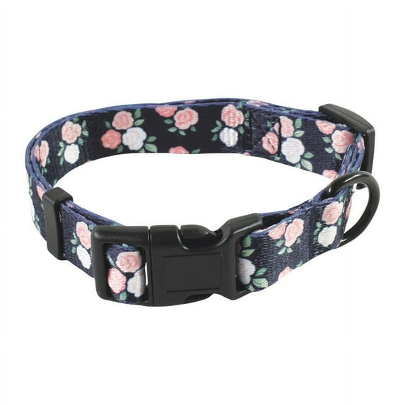 Luvable Friends Unisex Pet Collar, Floral, Medium