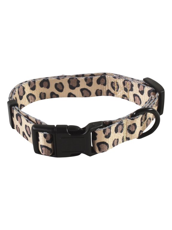Unisex Pet Collar, Leopard, Medium