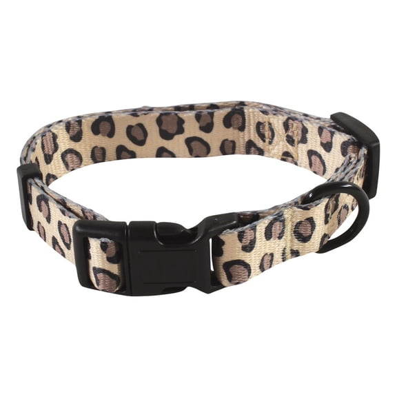 Luvable Friends Unisex Pet Collar, Leopard, Small