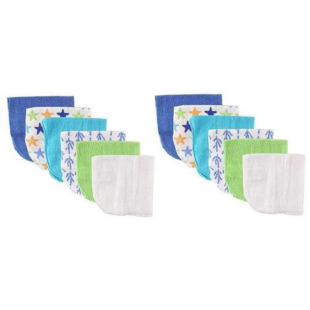 Luvable Friends Salviette Bambino 24 Pezzi - Morbide, Assorbenti, 9x9 Pollici