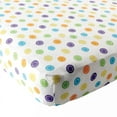 thumbnail image 1 of Luvable Friends Yellow Geometric Cotton Fitted Sheets, Crib/Toddler Bed, 1 of 2