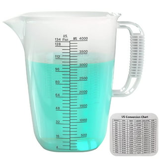 Carlisle 1/2 Gallon Clear Commercial Measuring Cup