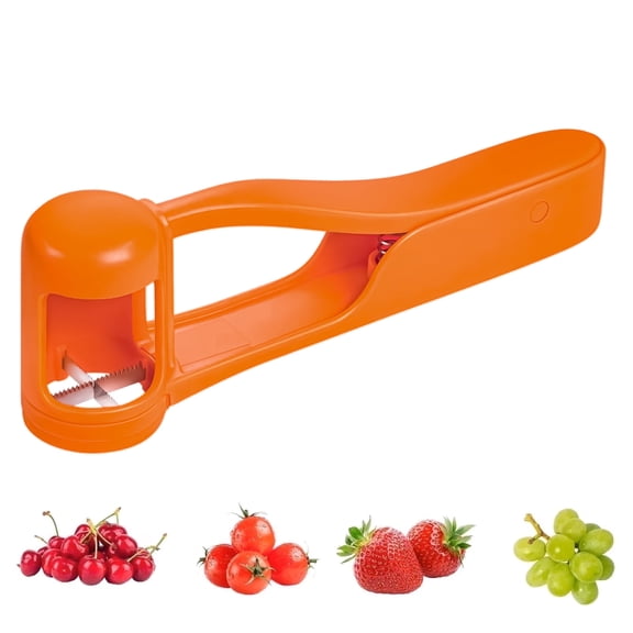 Luvan Grape Cutter for Toddlers,Tomatoes Strawberry Grape Quarter Slicer for Fruit Salad Kitchen Gadget