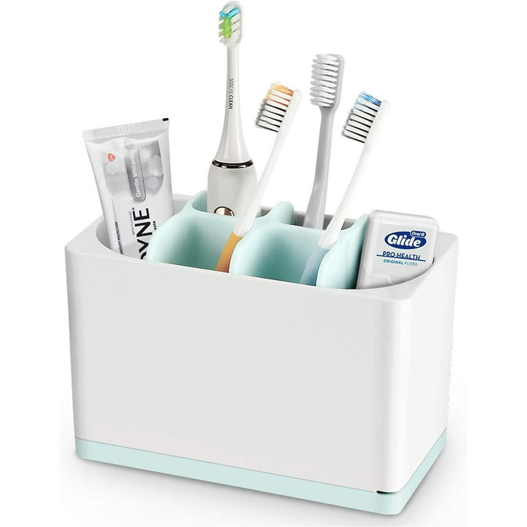 Premium Toothbrush Holder for Bathroom & Wash Basin - Stainless