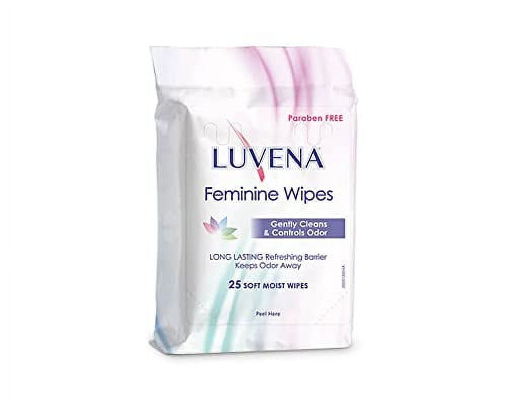 Luvena 25Count AntiItch Feminine Wipes