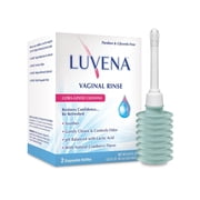 Luvena Feminine Rinse pH Balanced, Paraben-Free Feminine Wash Twin Pack Light Cranberry 6 oz